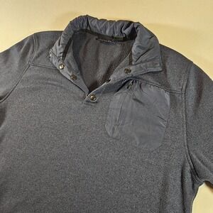 Iceburg Fleece Quarter Zip Men's Size Large Blue‎
